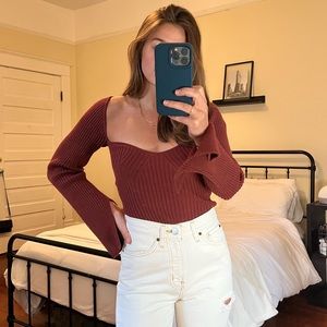 Urban Outfitters Long Sleeve Mid Top
